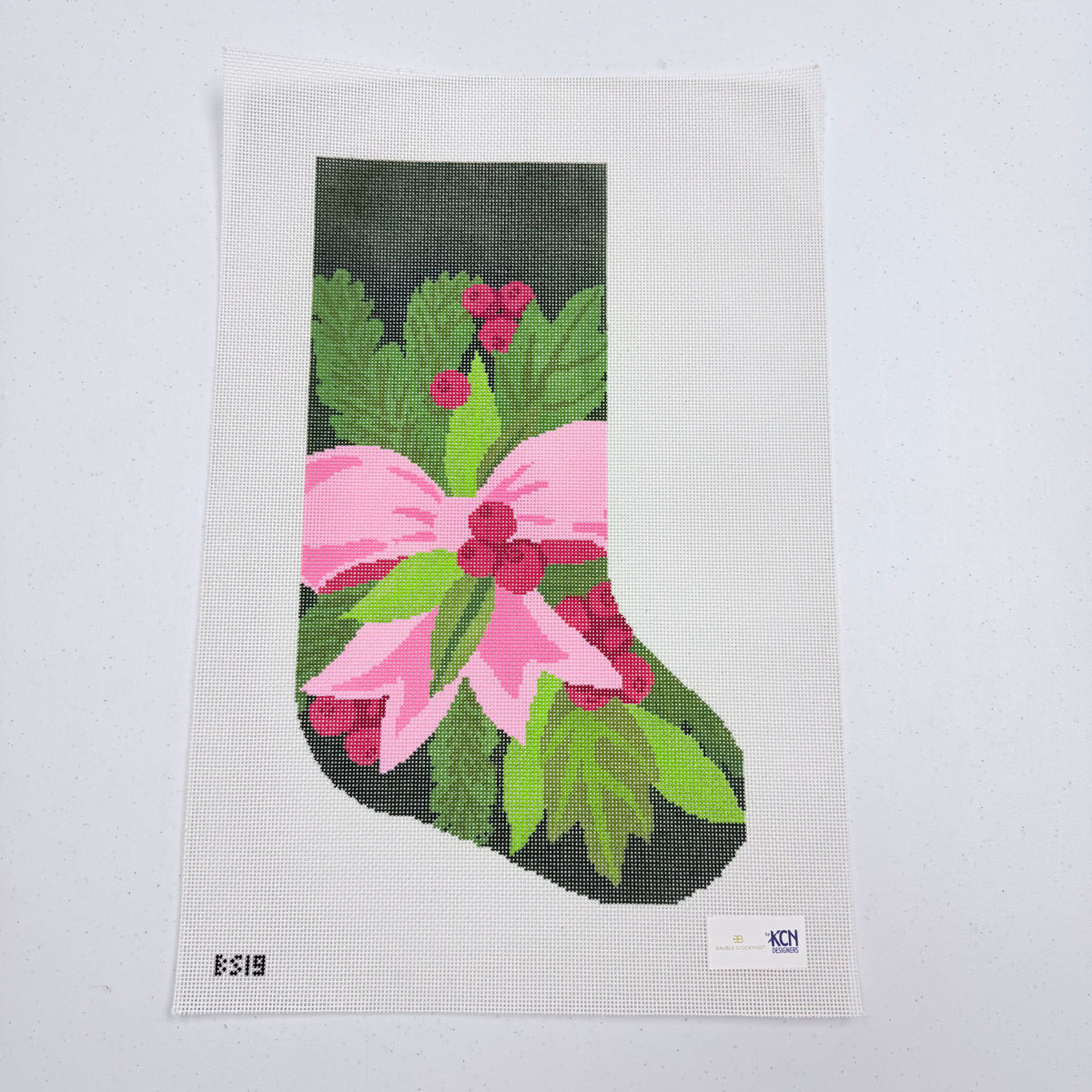 Holiday Greetings Stocking Canvas